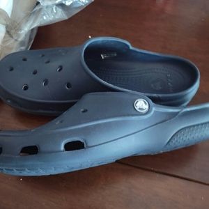 Croc Navy Slides/mules